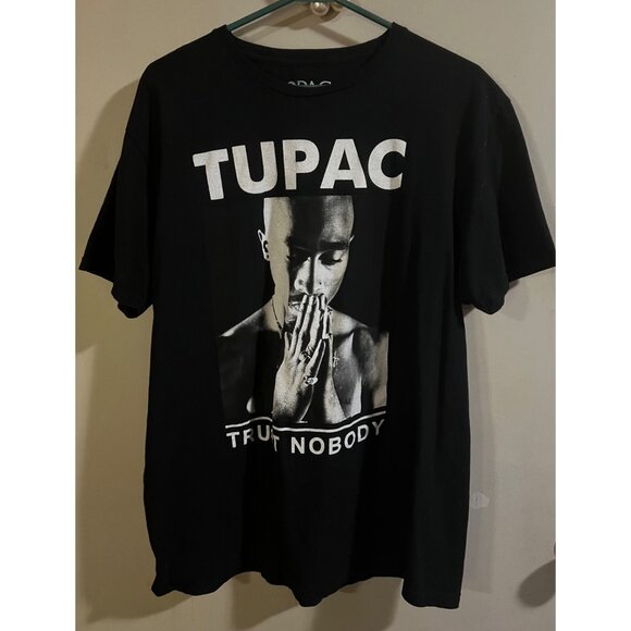 2Pac Other - 2Pac "Trust Nobody" Black Graphic T-Shirt L 100% Cotton